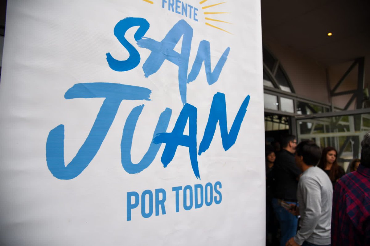 LuciogonzalezSL's tweet photo. POR UN SAN JUAN AFIANZADO Y PREVISIBLE

Cumplimentando el calendario legal electoral se lanzó el Frente San Juan Por Todos, donde todos los sanjuaninos vamos a elegir a nuestros representantes el 14 de mayo. 

Sergio Uñac gobernador https://t.co/qTB1ni7oPD