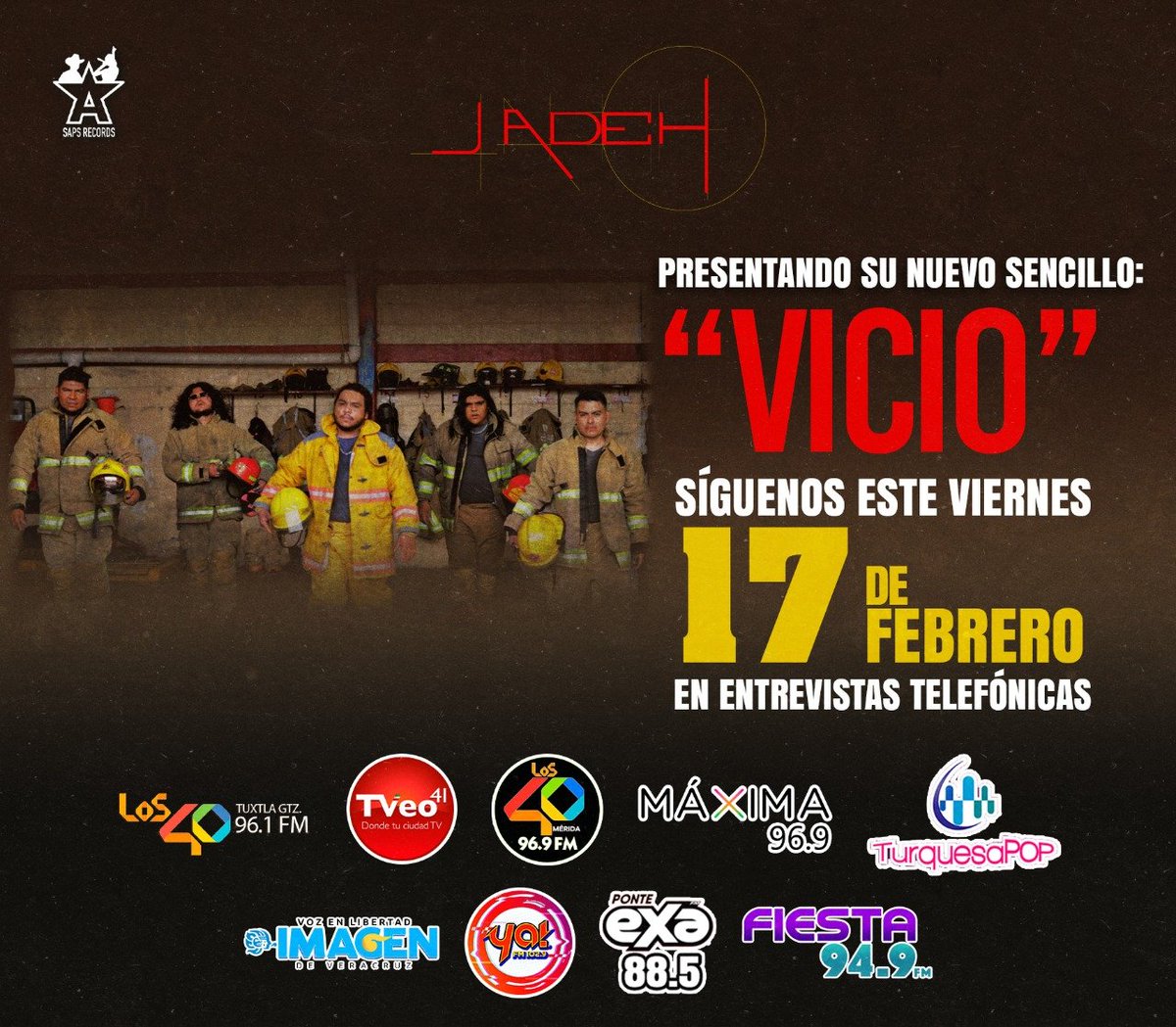 JadehOficial's tweet photo. ¡Lunáticos!
Hoy es día de entrevistas, estaremos platicando sobre "Vicio" con varios medios, super pendientes a cada uno de ellos 😎🔥 https://t.co/lg4zNcsmEq