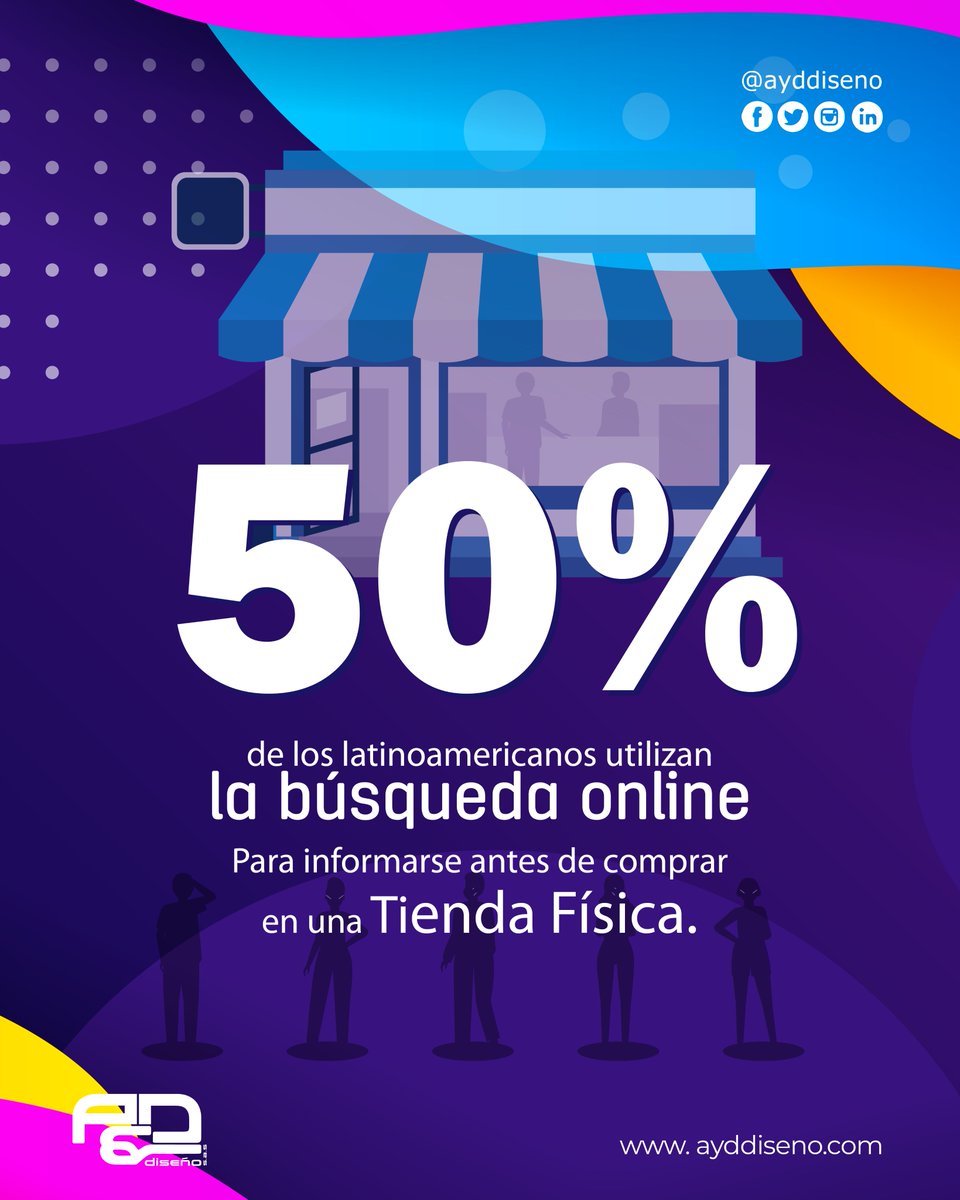 AYDdiseno's tweet photo. Cada vez más, el proceso de compra de los consumidores conecta el mundo offline y online, aumentas las búsquedas, quieren más contenidos y experiencias de calidad. #marketingdigital #marketingdigitalparaempresas    #marketingbogota #marketingdigitalparaseunegocio #ayddiseno https://t.co/lkFsfFkSkF
