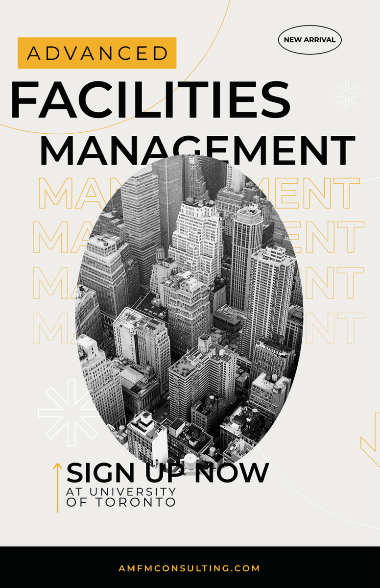 amfmconsulting's tweet photo. The Advanced Facilities Management Course at #UofT is designed for #facilities management (FM) professionals in both public and private sectors across Canada who want to take their #FM leadership skills and expertise to the next level.

Sign up now: https://t.co/vNsoL7aho5 https://t.co/H5mSslvuE1