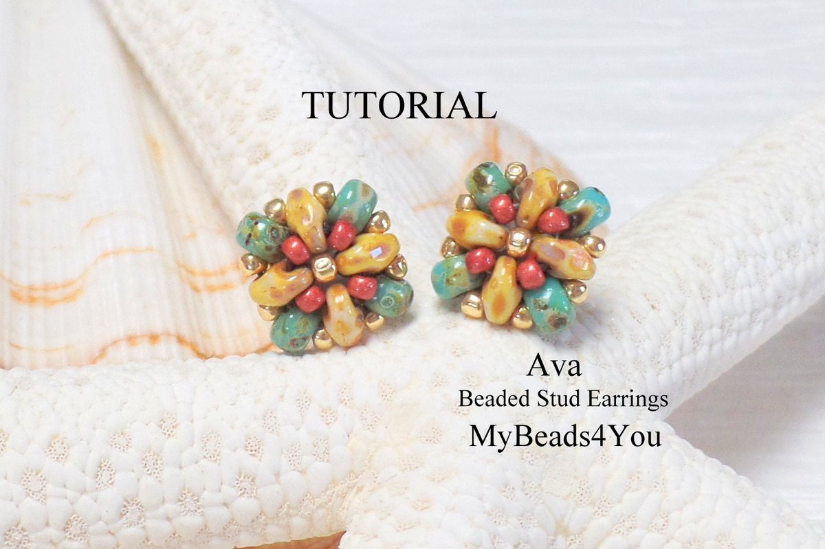 etsy.me/3IxcT0R #beading #pdfbeadingtutorial #beadingpatterns #beadingtutorial #jewelrymaking #beadedearrings #earringtutorial #earringpattern #jewelrypattern #smilett23 #diy #diyearrings @blazedrts #craftbizparty #etsyseller #beadshop #diyfriday