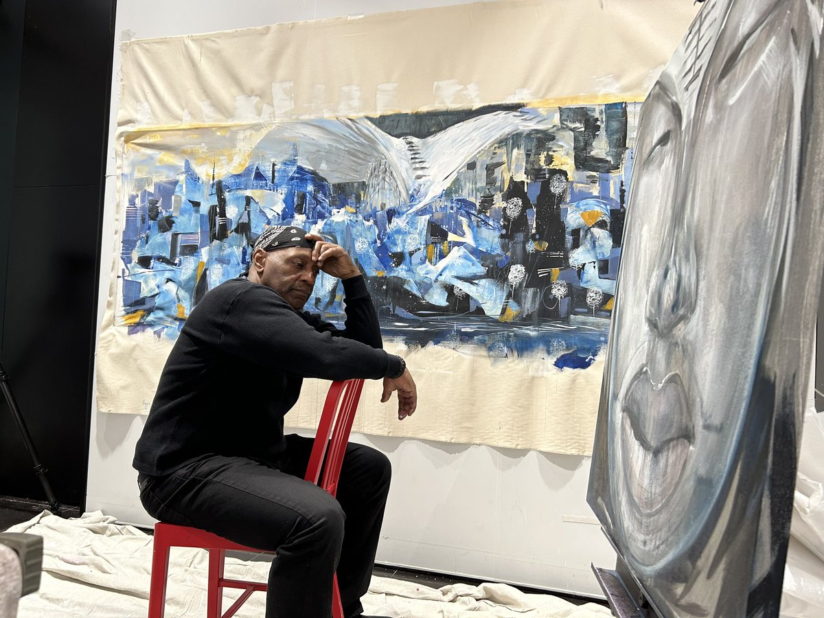 Aljohnsonart1's tweet photo. Al Johnson Art collaborating with students from Parsons School of Design Spatial Art on the Ave located at Westfield World Trade Center #Oculus Shirley Chisholm Cultural Institute #metaverse #visualart #community B-Bullard #producestories . . . ❤ you fam https://t.co/d8Mgl1rpHM https://t.co/AzOehpWw2g