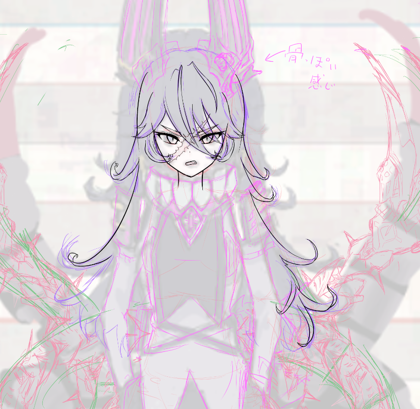 「WIP 」|Ｎ　(・〜・）のイラスト