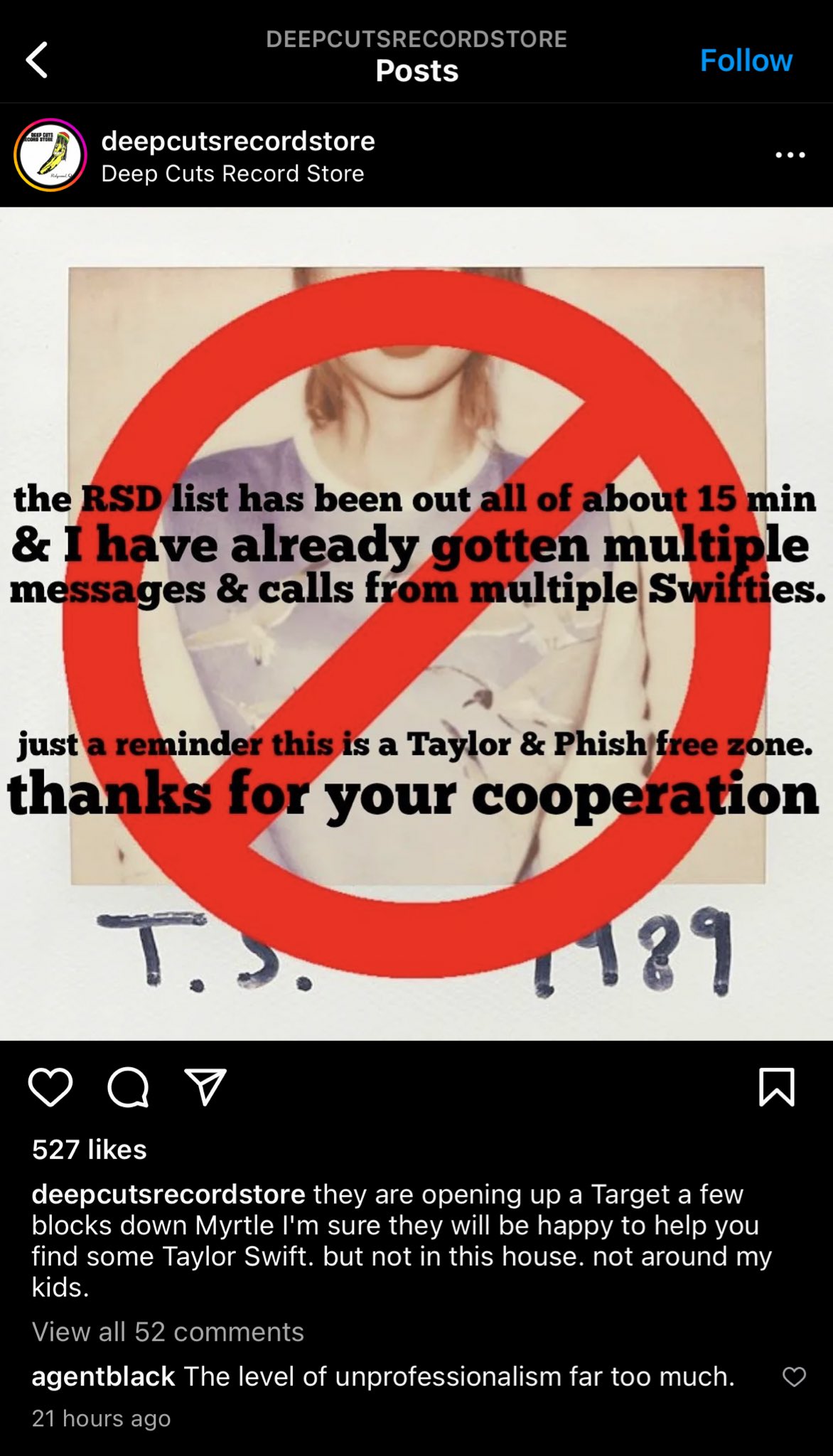 Taylor Swift Facts on Twitter "‼️ A record store called “Deep Cuts