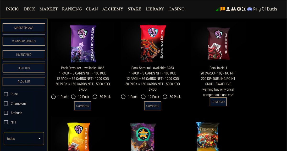 We are working hard these days to bring improvements and incorporate new things.

For now I'll just give you a sneak preview. 

<a href="/threshhold_gg/">Jim (Crypto)</a> @Crypto__zard <a href="/PGMtoken/">PGMtoken</a> 
#hive #nft #play2earn #cryptocurrency