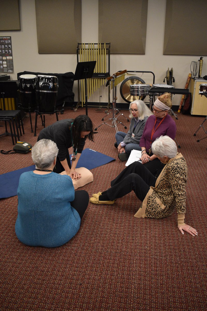 ncps_ct's tweet photo. Today our #NCPS staff had the opportunity to learn more about cardiac arrest and the life-saving tool of Hands-Only CPR. @NCHS_CT @SaxeMS  

Let's continue to #empower our staff the skills and knowledge to help others in unexpected, critical situations! https://t.co/BYYwDrShEt