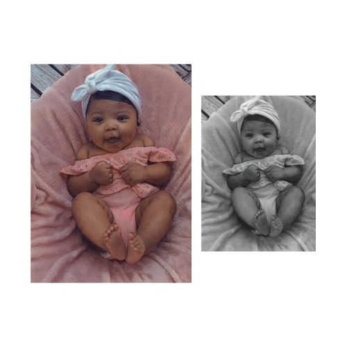 ______ ______ ______ ______ ______
←    ⃝        ᅟᅟ𔘓 𝐄ℓℓα                  ⠇                         
                  ⁵ ᵐⁱⁿᵘᵗᵉˢ ᵃᵍᵒ
ᅟ⠀
    A  princesinha  e  cópia  da  mamãe . 
ᅟ⠀