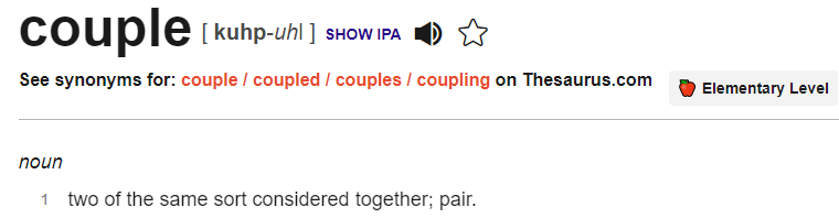 _Dieselpilot_'s tweet photo. @TCCurrie @nathaliejacoby1 Tell me, then, how does "a father &amp; daughter" not meet the first definition of "couple"?
I trust you believe in family values, right? https://t.co/lsfMQzRpmB