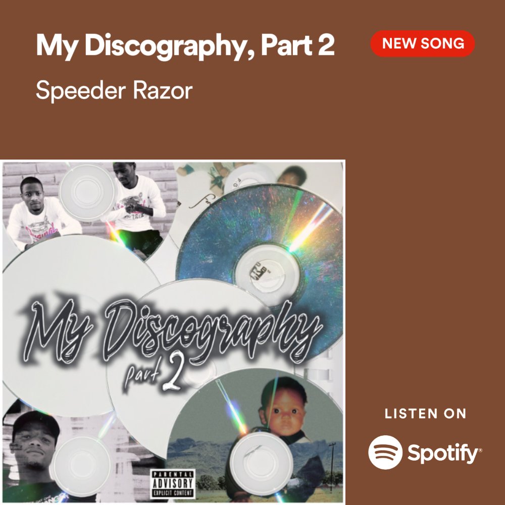 My first 2023 single #MyDiscographyPart2 is out now everywhere. 🔥🔥🔥📖💿
▶️: ffm.to/sr-md2