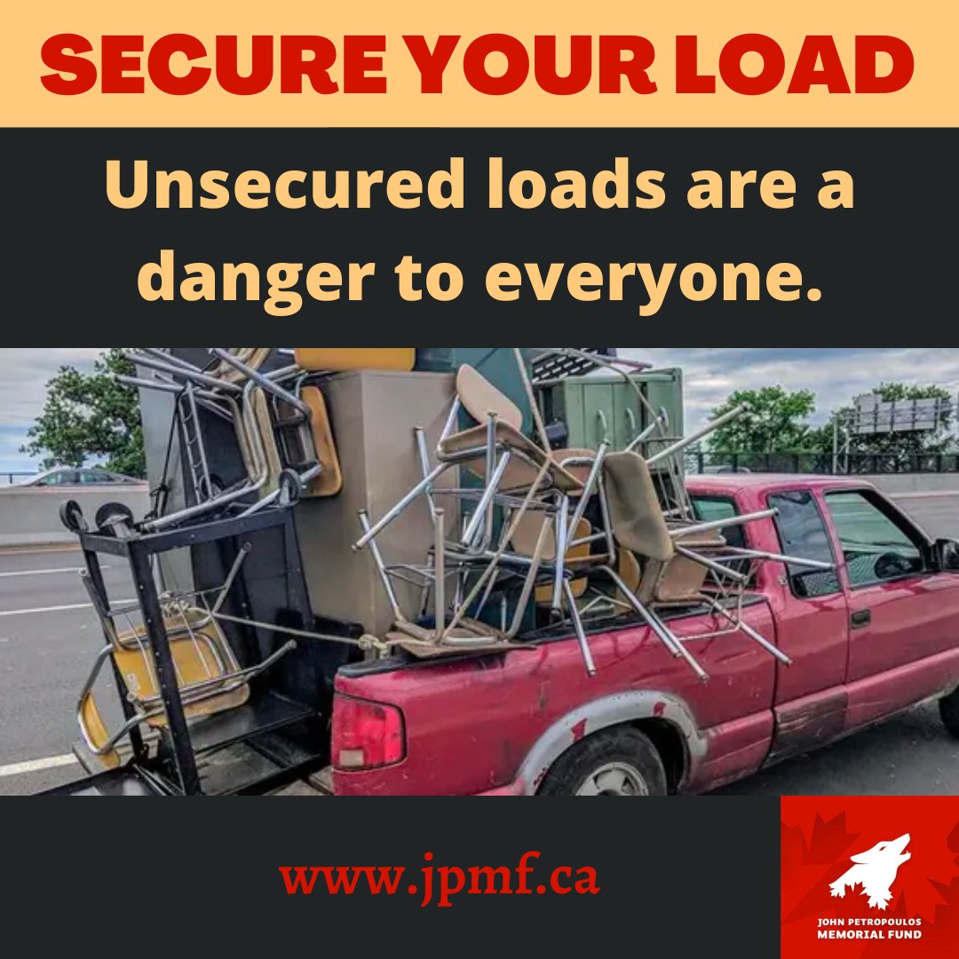 jpmf's tweet image. If you're doing any 'spring cleaning' this weekend, PLEASE secure your load before hitting the road to the dump.

Loose loads are a danger to you and anyone on the road.

#SecureLoads #RoadSafety