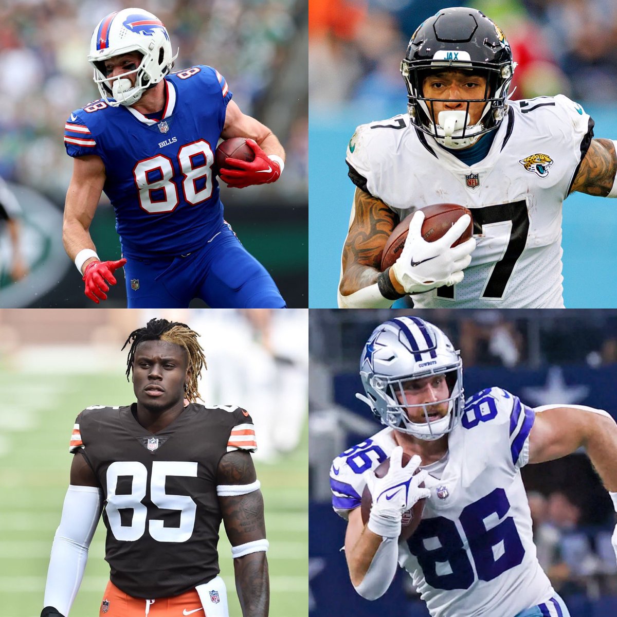 Beerly Football on Twitter "Who is the best TE here 👀"