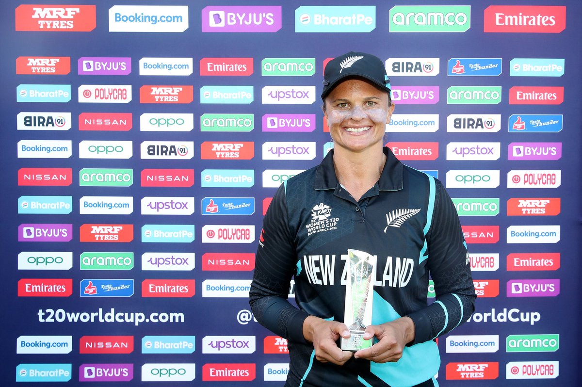 WHITE_FERNS's tweet image. A match-defining knock and becoming the first player to reach 1,000 #T20WorldCup runs. The @ICC Player of the Match - @SuzieWBates 👏 

#CricketNation #TurnItUp