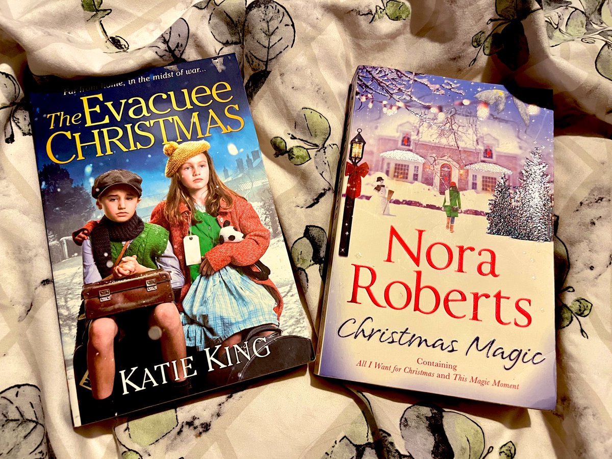 I forgot to post these, I got them this week from my favourite 10p per book #CharityShop 

I donated/gifted 20 books this week so I think I can buy two 🥹

#SecondhandBooks #Recycle #HistoricalFiction #ChristmasBook