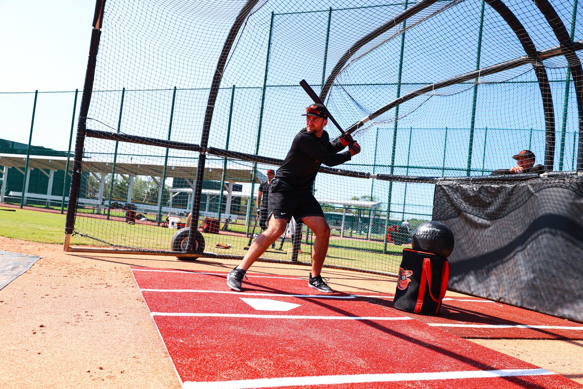OsPlayerDev's tweet photo. Putting in work at Spring Training. https://t.co/JQSHD4Ww5U