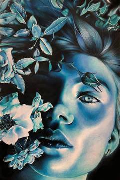 Huge congratulations to one of our <a href="/MRHSMavericks/">Morton Ranch HS</a> art students, Maria, who’s artwork, “Colorblind,” was chosen to exhibit in the Youth Art Month State Capital Show at the Bullock TX State History Museum in Austin! #mavarts <a href="/KatyISDFineArts/">Katy ISD Fine Arts</a>