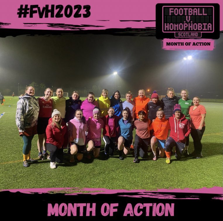 AlloaAthWFC's tweet photo. Homophobia has no place in football!
We are a diverse team and it’s important to us that football is inclusive. We wore bright colours to training in support of @FvHScot and each other.
Join us on Sunday, 4pm v Drumchaple for our dedicated game 🌈
#BeVisable
#BeTheDifference https://t.co/4tOTQ8sDWC