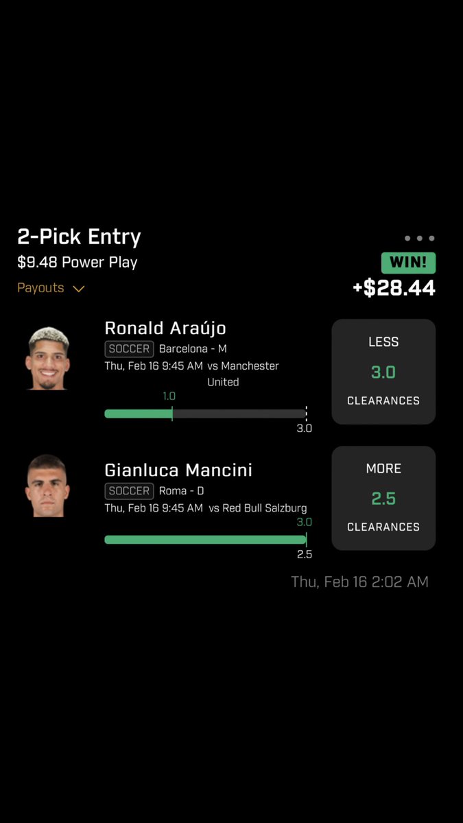 RainmanNHL's tweet photo. NHL & Soccer Recap from 2-16-23~
⚽️ was Solo, no tailing @TalsTakes o @mimosamann . *several of these plays were given out in @PotdPrizepicks discord for free. ( No Response😂👌) It’s always the Jarrad guy who sells!
* $9.48 was to be $99.48 😭) #fourman #sixman #twoman https://t.co/rQ1SF99UjJ
