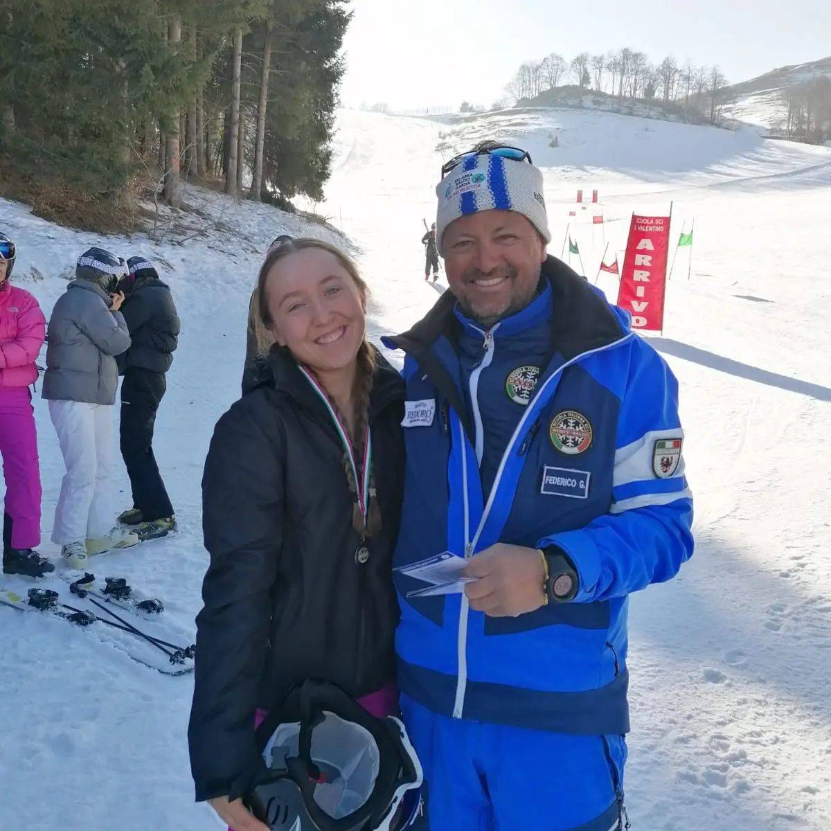 ClaregalwayColl's tweet photo. Congrats to our winners in 1st Emma 2nd Grace 3rd Katelynn well done π #cbcskirace #CBCSki https://t.co/rwZB8JPKNg