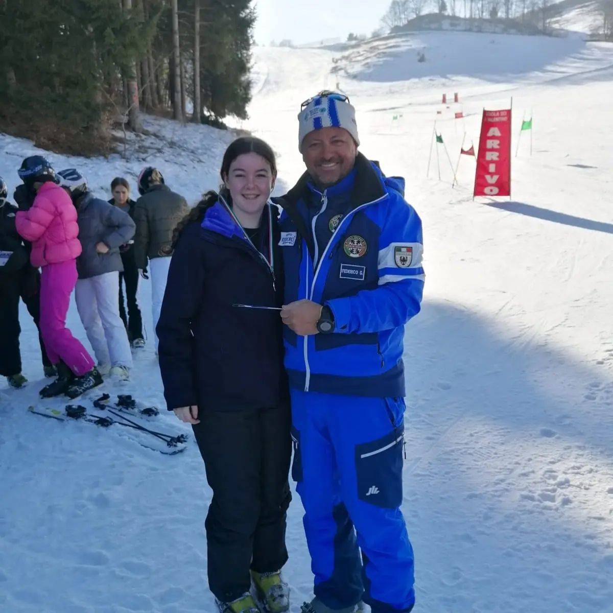 ClaregalwayColl's tweet photo. Congrats to our winners in 1st Emma 2nd Grace 3rd Katelynn well done π #cbcskirace #CBCSki https://t.co/rwZB8JPKNg