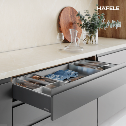 hafelebrasil's tweet photo. Gavetas metálicas Häfele Matrix Invisa SL A30 vem de encontro com a necessidade do mercado em sistemas de gavetas metálicas com corrediças ocultas ✔️
#häfele #cozinhas #invisa #gavetasmetalicas #gavetas #marcenaria #moveissobmedida #moveisplanejados #maisvidaporm2 https://t.co/bLPnwZmxYS