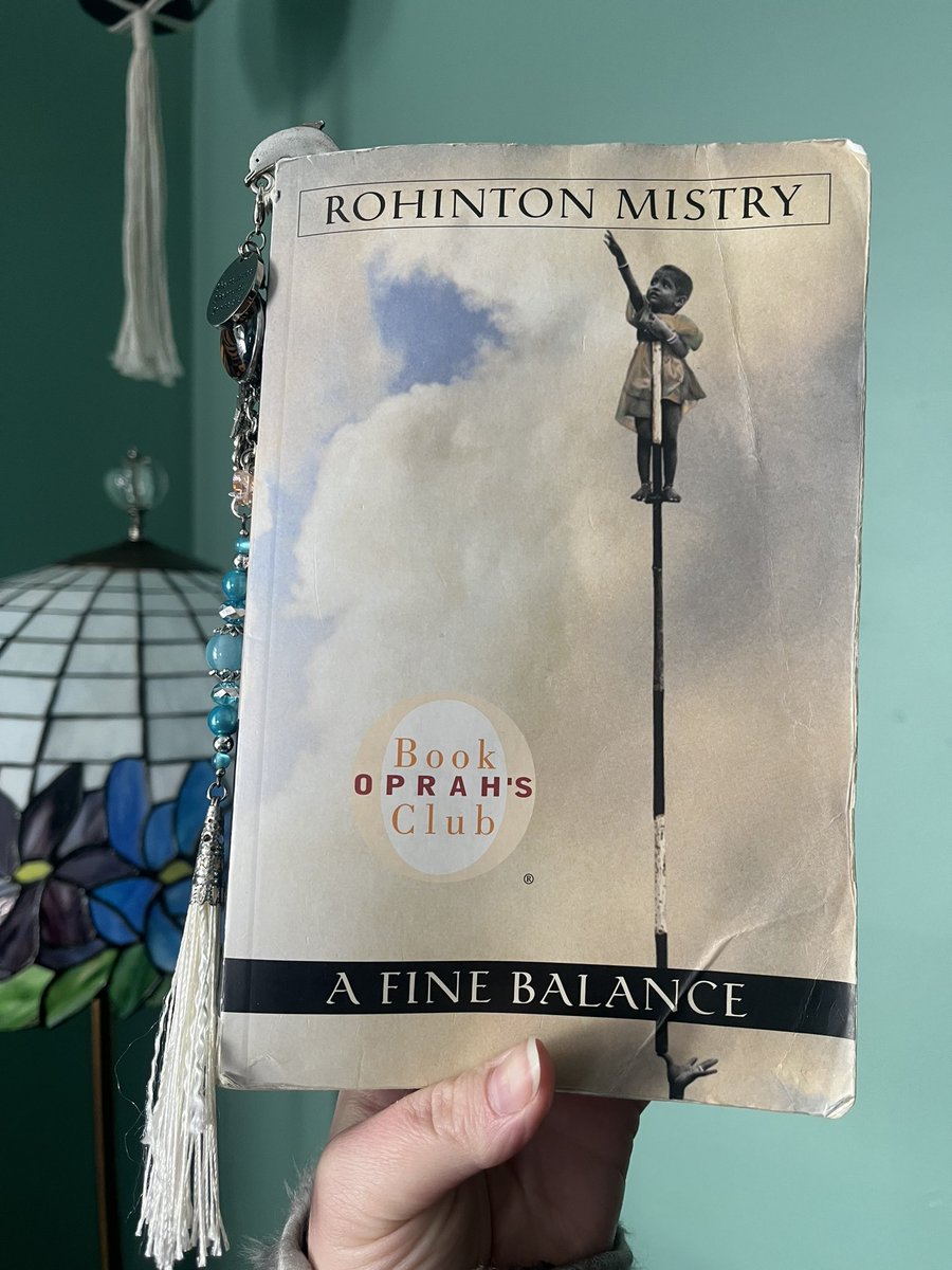 MegsDregs's tweet photo. @goodreads Robinson Mistry’s A Fine Balance. It’s my second (or third??) time reading, and it’s an absolutely beautiful read. #RohintonMistry #AFineBalance https://t.co/aUXkxaIjGa