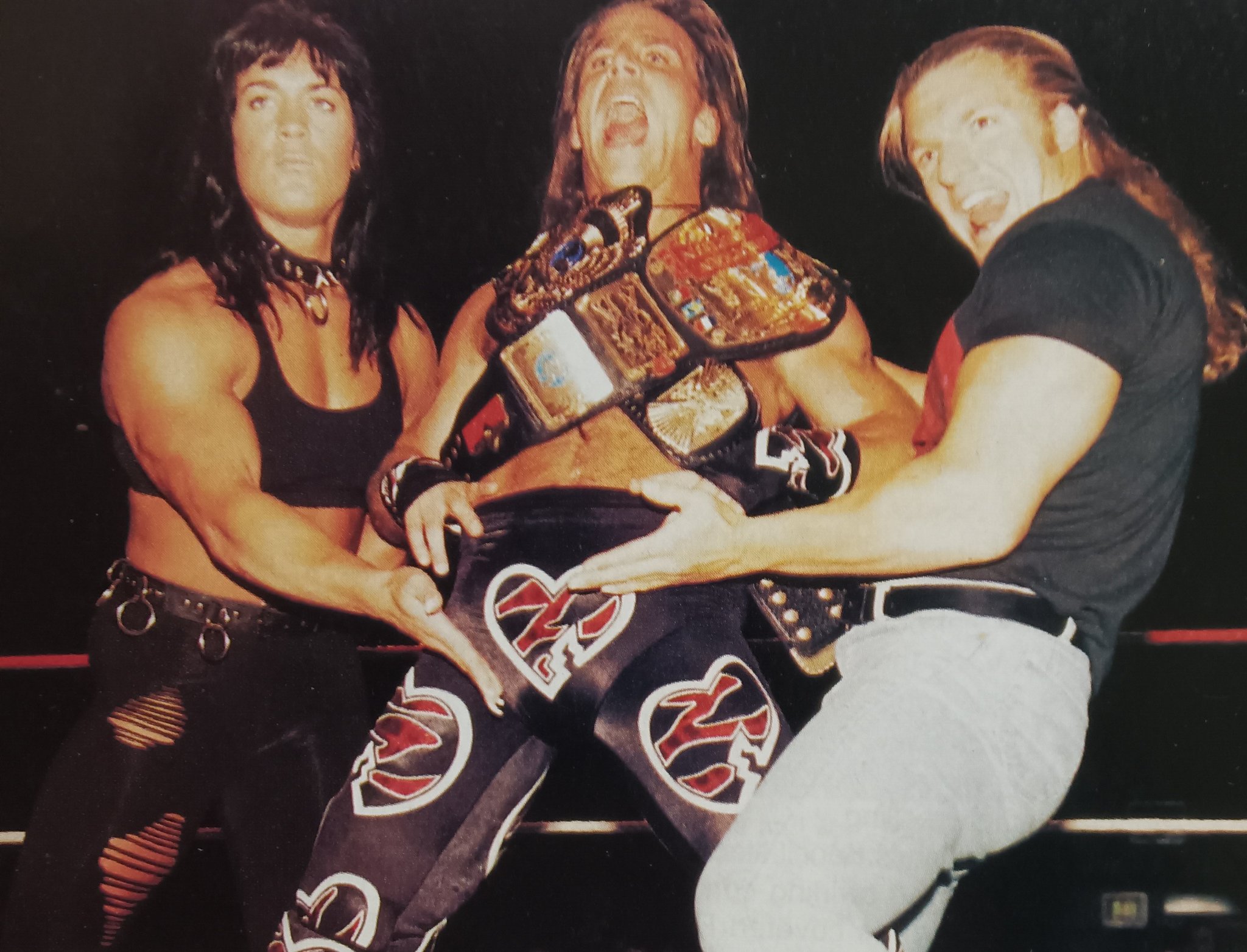 Shawn Michaels Triple H Chyna