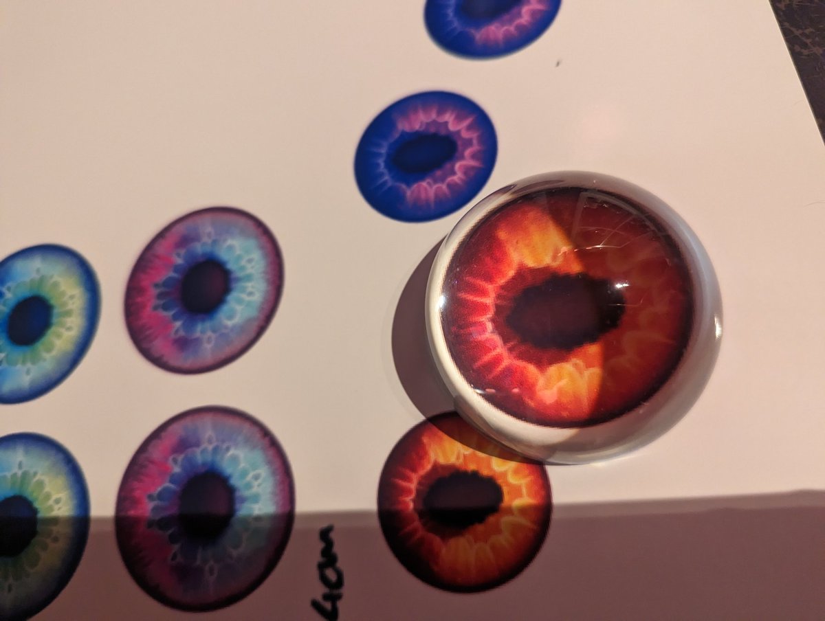SkullsFeathers's tweet photo. Making eyes . Gosh I really love how they would.turn out. Will only make the yellow ones yet. 
If someone want maybe a pair of the others. Let me know https://t.co/FFDuTEYZoE
