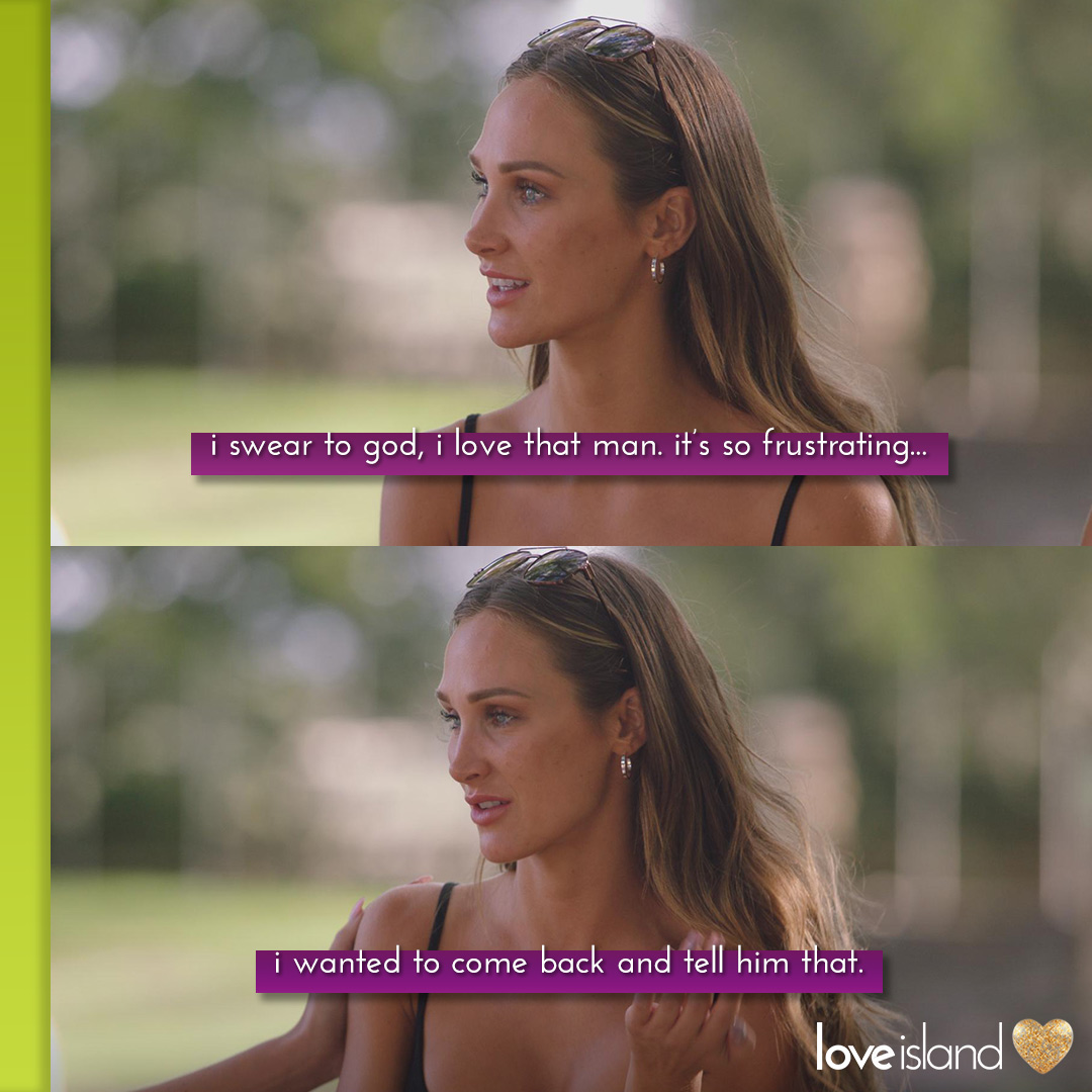 Not Jessie dropping the L-bomb 🥹 #LoveIsland