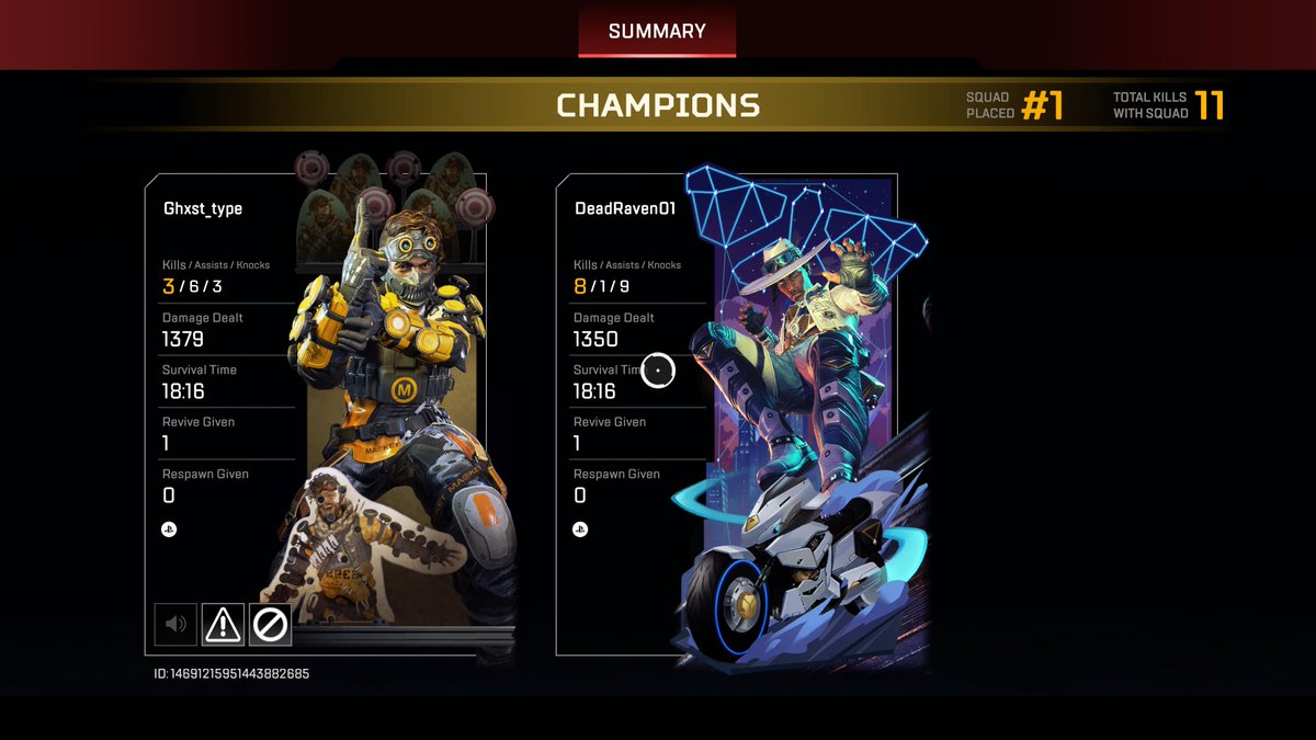 DeadRaven2001's tweet photo. Screen shot from the last game of last nights stream. Nice to see I've still got it ๐
#Twitch #Streamer #Duoforlife #Apex #Newseason #Newstreamer https://t.co/uoYMreUjxG