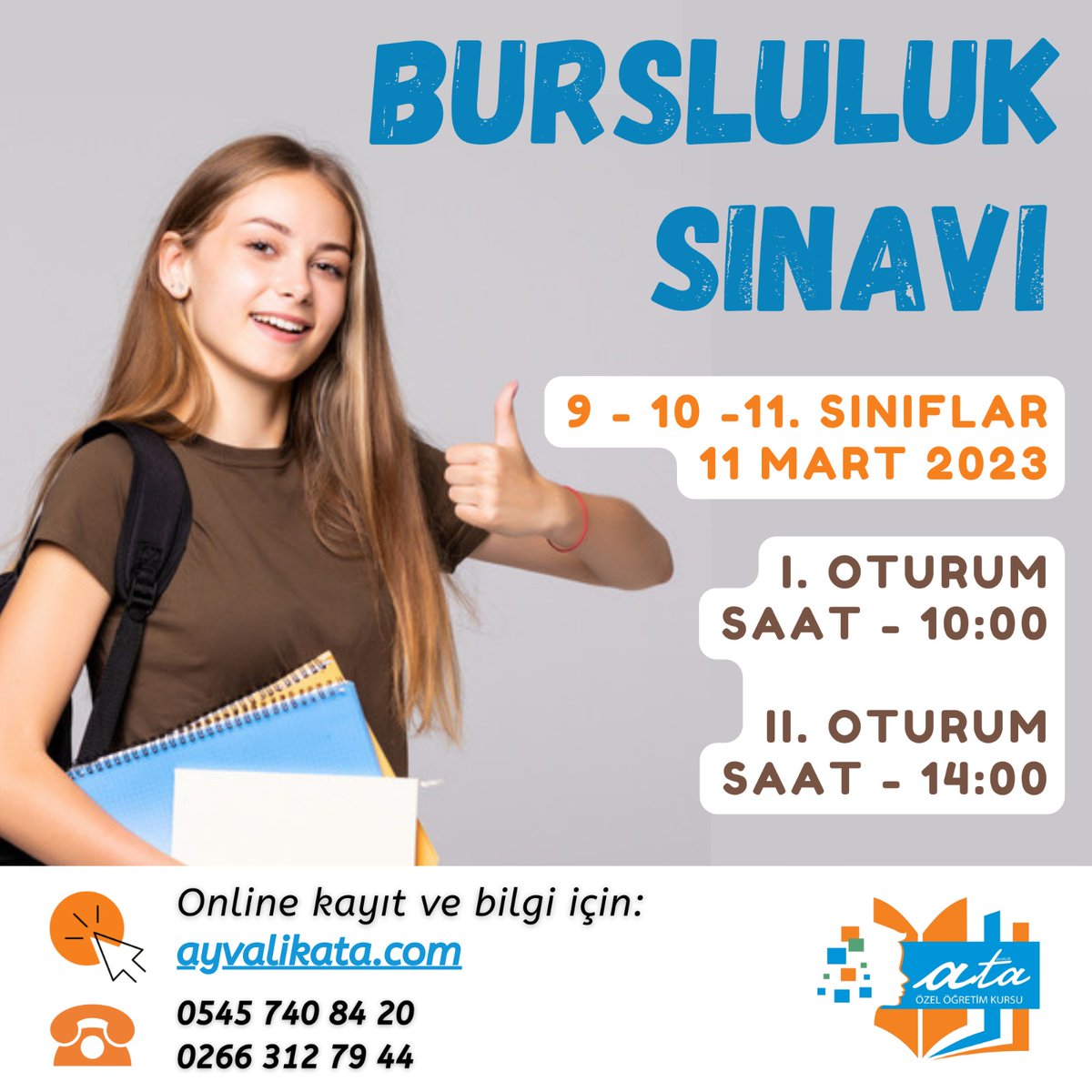 ayvalikata.com adresinden online kayıt olabilirsiniz.