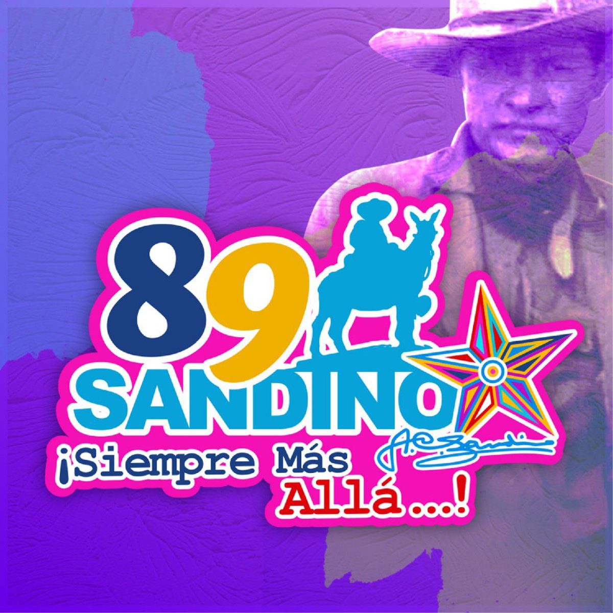 #MasVictoriasPuebloPresidente nuestro General Sandino más allá