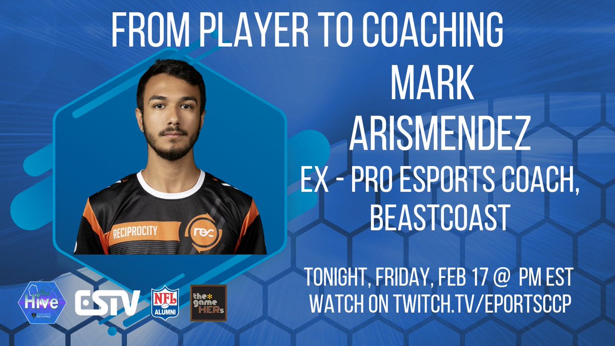 esportsccp's tweet photo. Tonight we plan to set #thehive on 🔥 w/r special guest, @marktheshark902! He will B chatting w/our hosts @thatsoalykat &amp; @SuperSailorGary about his career in the pro #esports scene and what he is doing now! Don't miss out!
Tonight @ 8pm EST #streaming on https://t.co/ADuuUpbDPk https://t.co/Iz36VxmJHD