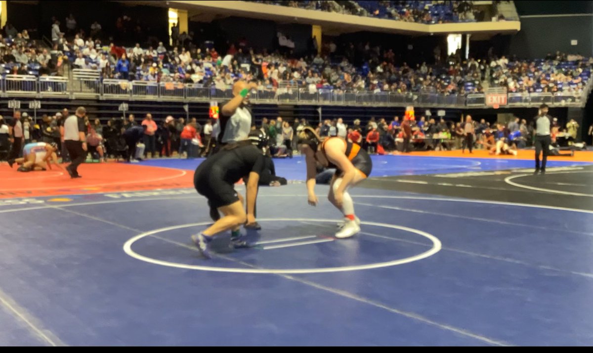 WrestlingConrad's tweet photo. @brianna_gtz_ Started off the tournament fast and furious! As a first year wrestler Pushed a top seed to the limit and fell 2-1 @ConradCharger @CoachMcNatt @CoachNValentine @emmettjconradhs Round 2 coming in an hour @dallasathletics https://t.co/rHyjdvVq1K