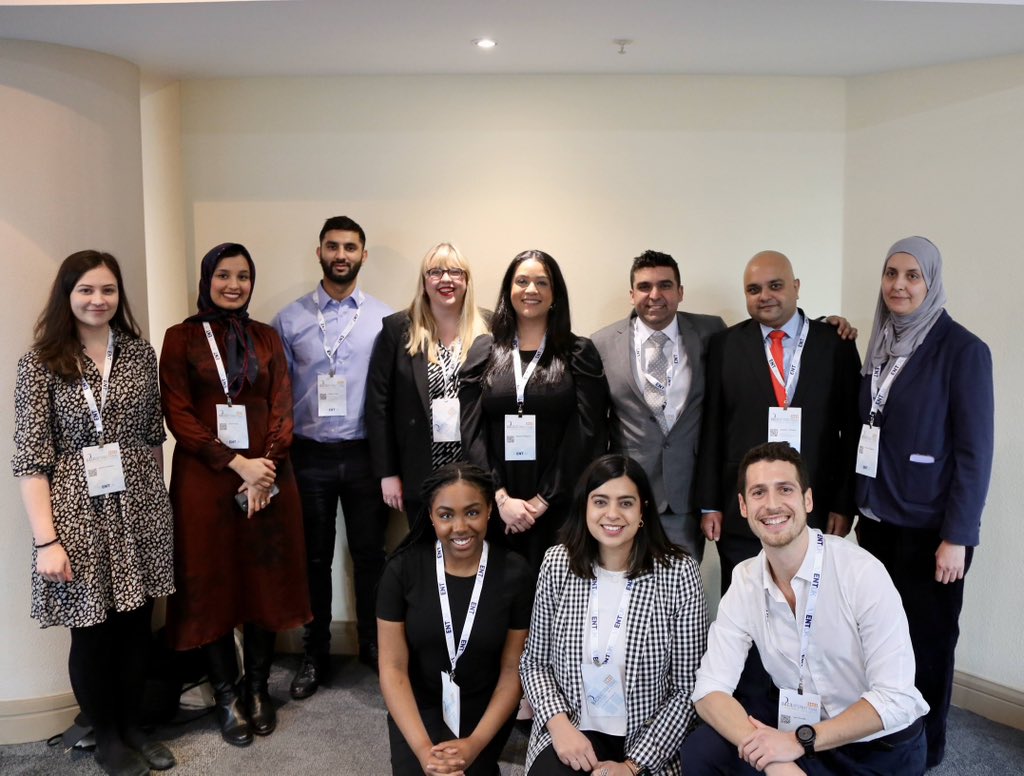 A jam packed 3 days at @BACO_ENTUK in Birmingham as part of the @SFO_ENTUK team 👂🏽👃🏽🗣️ New colleagues met, a poster presented and ENT skills tried! #BACO2023