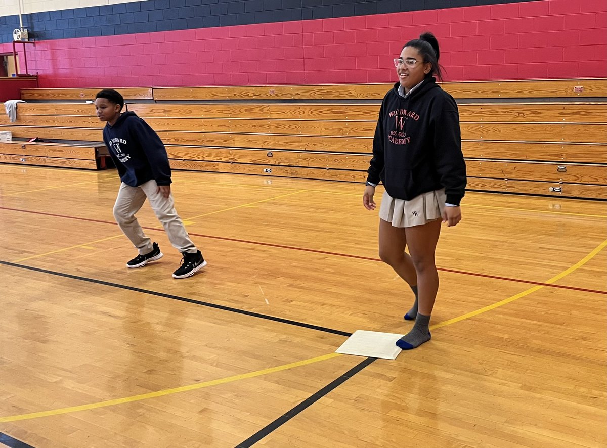 USCounseling's tweet photo. Player development program student-athletes mentoring the lower school students. Swim, basketball, soccer, baseball, and the equestrian program were all represented. Kickball and pizza on a cold Friday! @WAWarEagles @WoodwardAcademy https://t.co/N75aHoo0fd