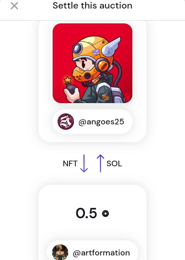 Angoes_25's tweet photo. π΄ AUCTION SETTLED ππ
Congrats @artformation_39 for winning the #TORIONFT 0β£0β£5β£1β£ with price 0.5 $SOL and now you can claim the unlockable contents/digital goodies.
Thanks to #NFTfamily for all supports and appreciations, y'all awesome! πβ¨π₯
#SolanaNFT #NFTcollector https://t.co/lBSl7vUGJa