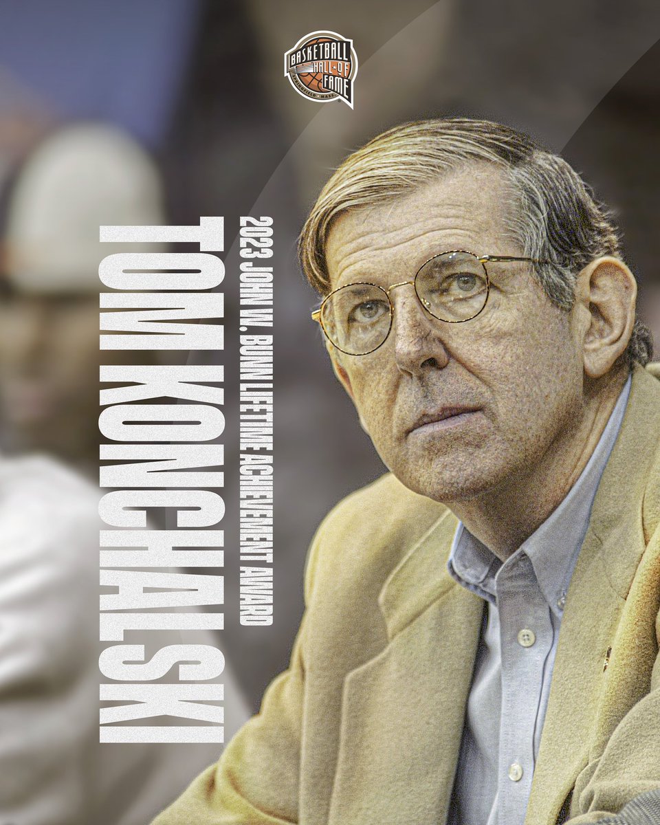 Hoophall's tweet photo. Congratulations to 2023 John W. Bunn Lifetime Achievement Award receipt, Tom Konchalski. #BunnAward https://t.co/eBfxyYqLH0