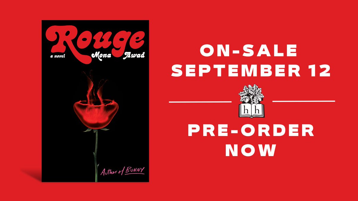 Bunny, are you ready for a new Mona Awad book?🌹🐰ROUGE is a horror-tinted, gothic fairy tale about a lonely dress shop clerk whose mother’s unexpected death sends her into a warped pursuit of youth &amp; beauty. Can she escape her mother's fate? We'll see... bit.ly/3XH4yfo