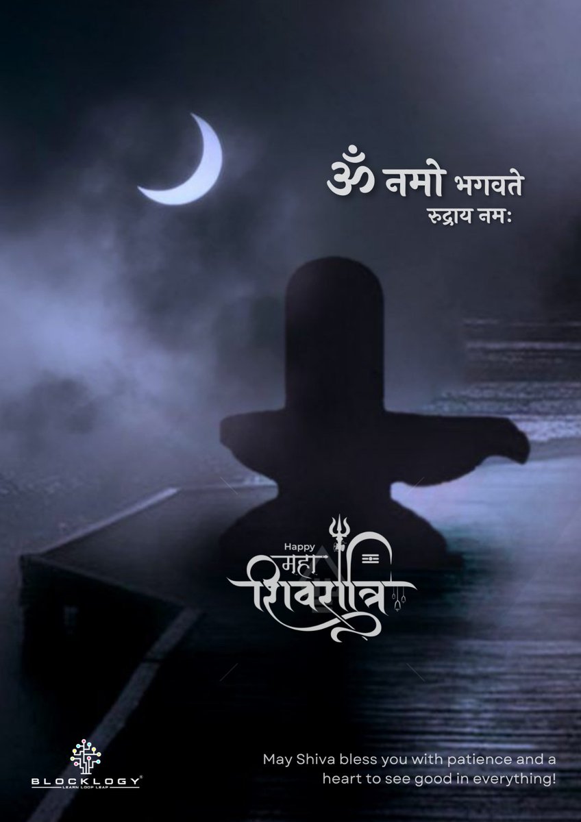 blocklogy's tweet photo. ॐ नमो भगवते रुद्राय नमः

May Shiva bless you with patience and a heart to see good in everything!

Happy Maha Shivratri From Team #Blocklogy

#HappyMahashivratri https://t.co/UXU2fnRnzK