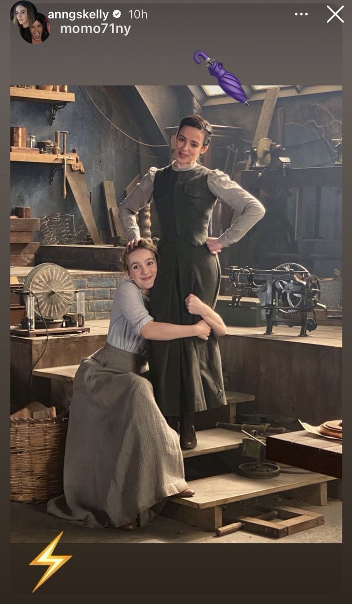 fia_boginya's tweet image. Ann truly said #thundercloud (#truepenance) rights with this throwback 😭♥️ #TheNevers 

Ann’s “holding” ⚡️post is from today and the art is/story reply is from when the holding thunder line originally aired in 2021 😭♥️⚡️🤌🌈