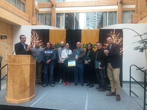 SomaniRahim's tweet photo. Incredible and inspiring employee recognition event at @UNBC - 78 people with a 1,000 years of service were celebrated, along with teams and individuals recognized for their creativity, service, and leadership. Grateful to be part of such a dedicated and passionate community. https://t.co/fWnHnSL4Km