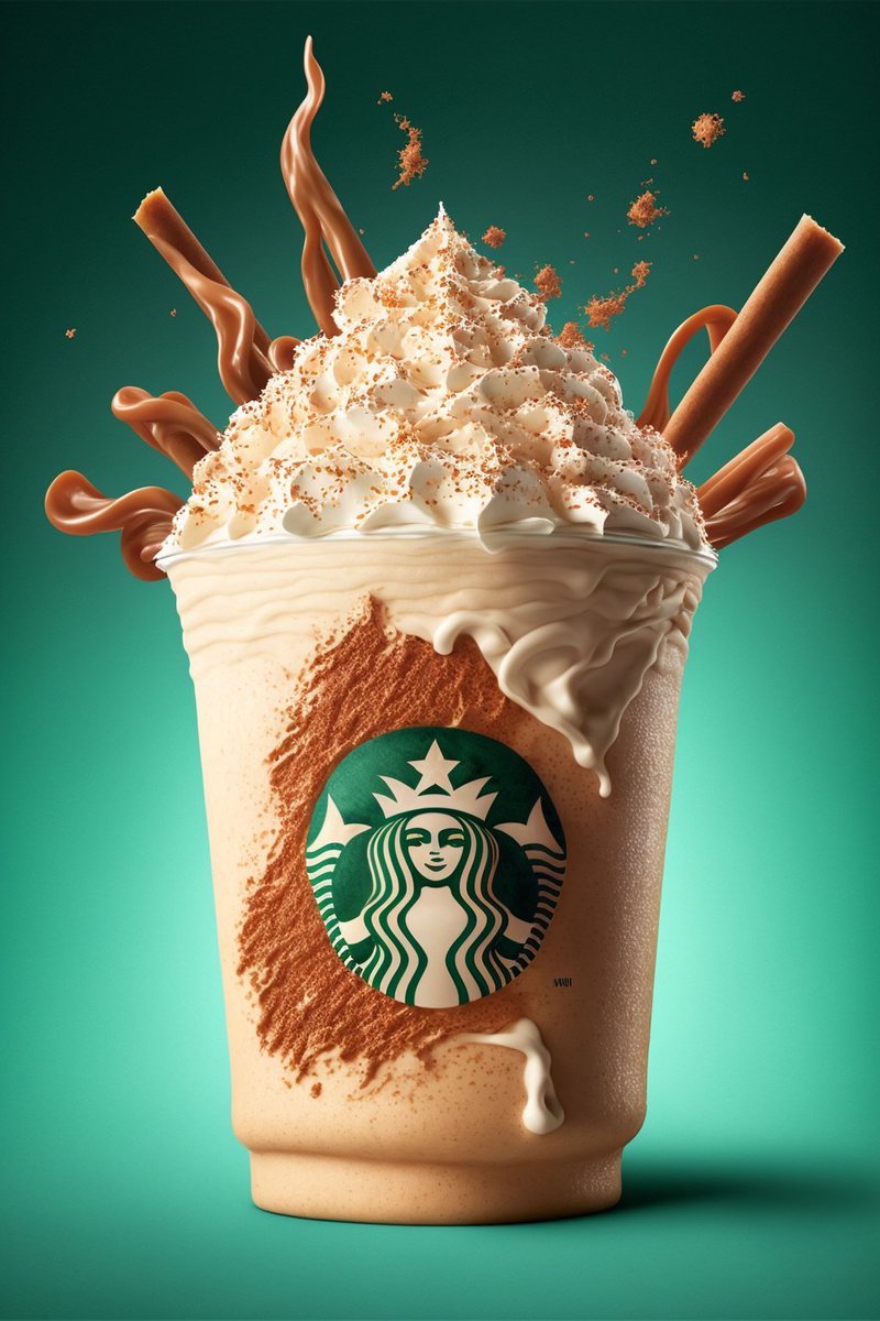 markzuniverse's tweet photo. A promotional image promoting its new Frappuccino drink https://t.co/zAidLv34us