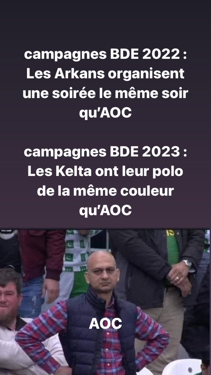 beleyazz's tweet photo. AOC et les campagnes BDE, une belle histoire #adcbde https://t.co/ULoR87RLxP