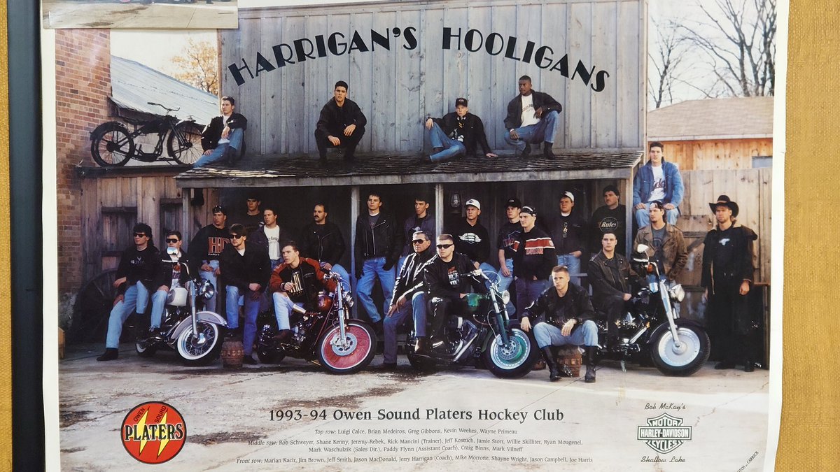 Platers Hockey History on Twitter "⚡⚡ 9394 Owen Sound Platers poster