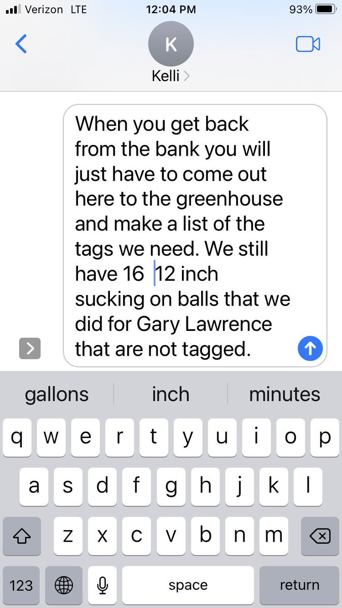 Sent a text to my wife using Siri requesting tags for succulent bowls.  I went ahead and sent it.
