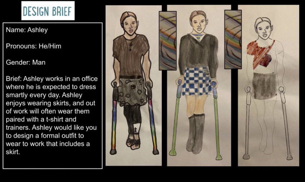 art_newbold's tweet photo. Ms Coopers Key Stage 3 Art Club have had a fantastic, fun and productive term. Today they were challenging gender norms through fashion.
Well done all, you rose to the challenge and produced some lovely fashion designs.
#fashion #newbold #oan https://t.co/wFadKmFo9v