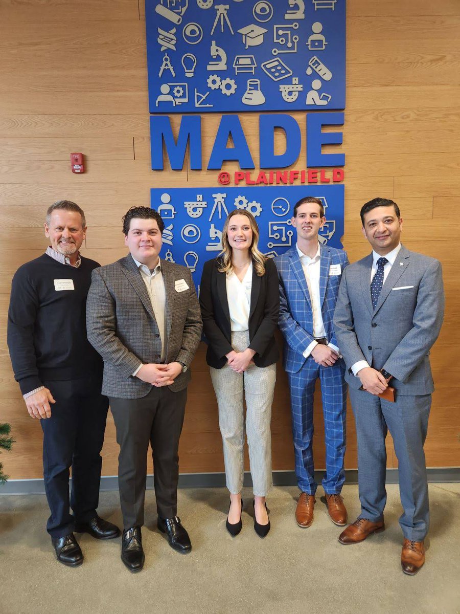 Conexus_IN's tweet photo. A highlight of this morning's #Logistics 4.0 event with @Indianastate &amp; @GEODIS_Group was the presentations from ISU seniors, Noah Todd, Hanah Sparenberg and Roman Harpole, who provided overviews of their #LeanSixSigma projects on streamlining supply chain &amp; logistics operations. https://t.co/dyX8osVf5i