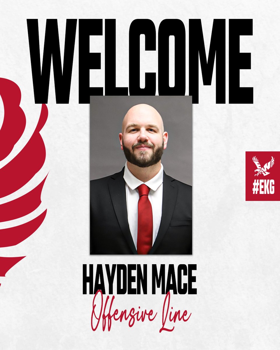 👋 Welcome to EWU, <a href="/CoachHaydenMace/">Hayden Mace</a>!

#GoEags #EKG