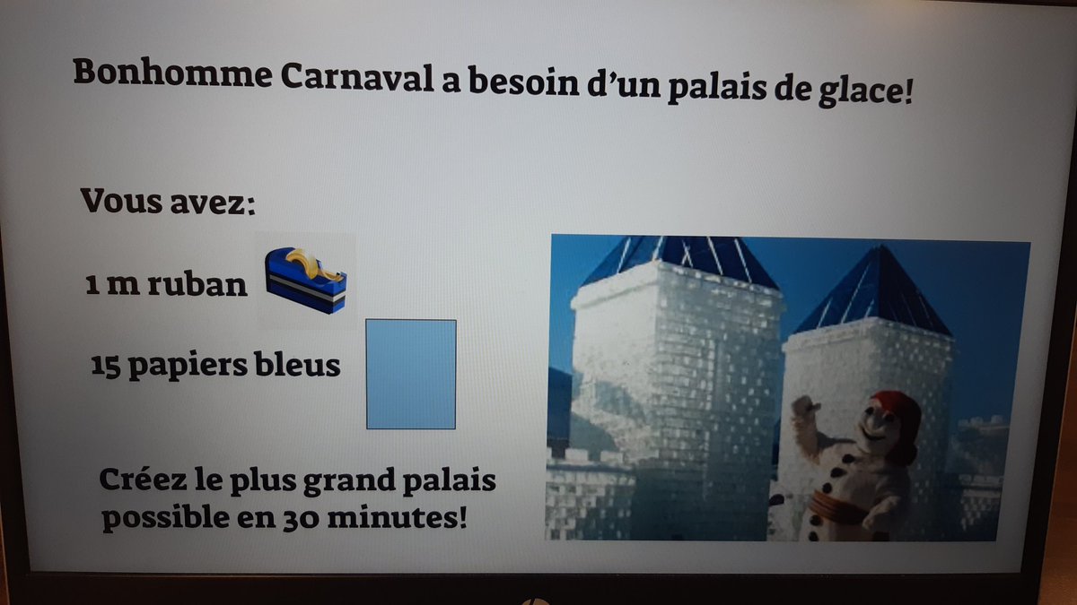 MmeCurrieWPS's tweet photo. STEM dans la classe de français? Bien sûr!! @TVDSBFSL @Westmount_ps #tvdsbfsl https://t.co/oKbOS3mDXI