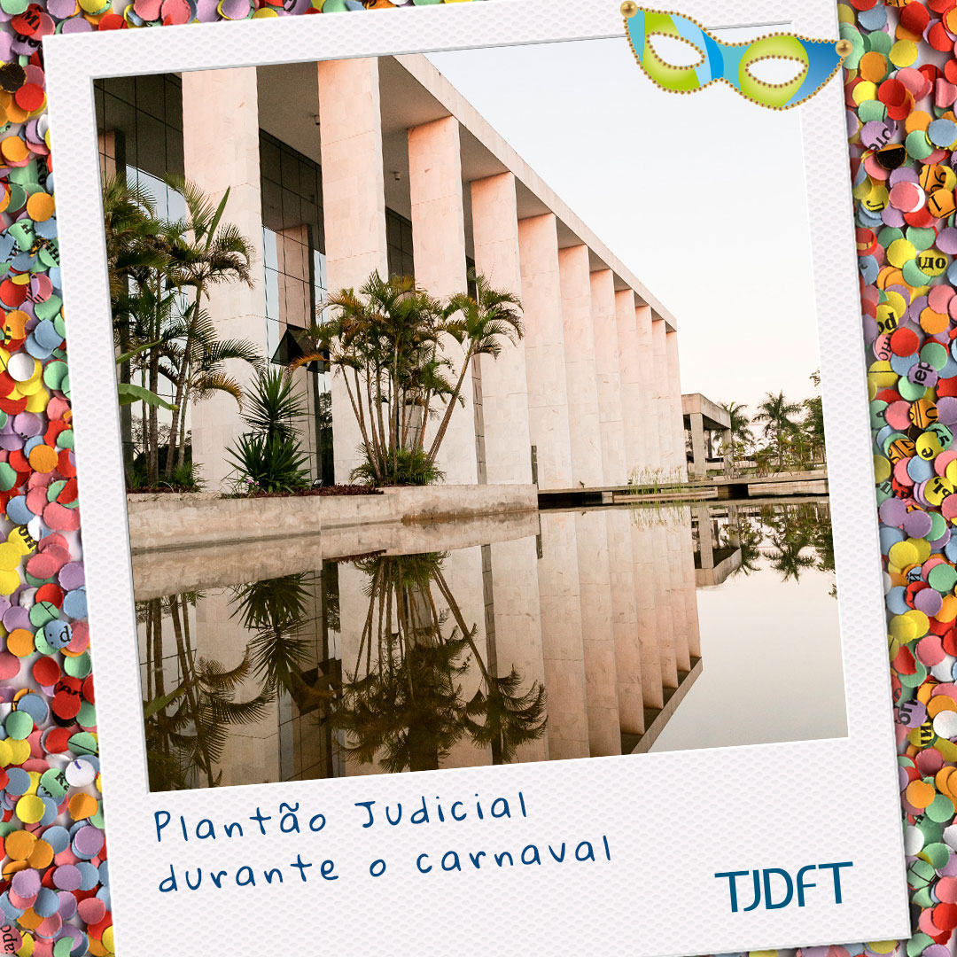 TJDFToficial's tweet photo. #TJDFTInforma
🎊🎉 O expediente do @tjdftoficial será suspenso nos dias 20, 21 e 22/2, em virtude do Carnaval. Nesse período, o Tribunal funcionará em regime de plantão, atendendo apenas medidas consideradas urgentes. https://t.co/RYTDXQBjH3